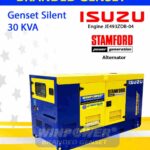 WP33IJ - GENSET SILENT ISUZU STAMFORD 30 KVA