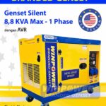 WP88SP - GENSET SILENT WINPOWER 6500 WATT 1 PHASE