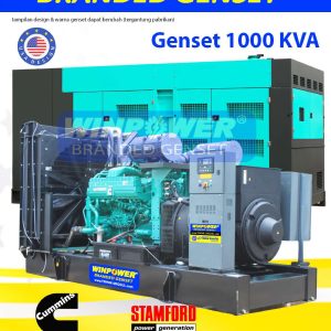 WP1100CC - GENSET CUMMINS QST30-G4 STAMFORD 1000 KVA