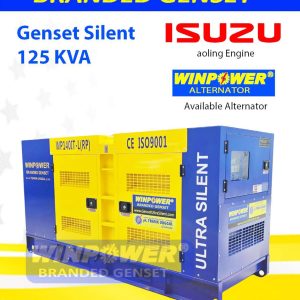 WP140IA-L-GENSET SILENT ISUZU aoling 125 KVA